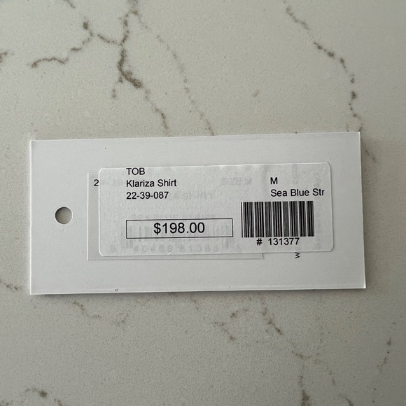 Sundays Striped Blouse Size M - Picture 7 of 8